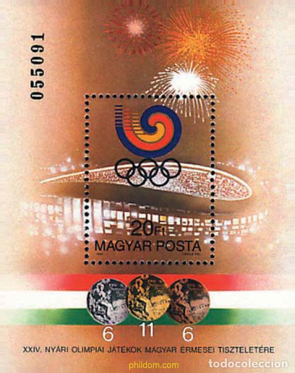 Selos: 64281 MNH HUNGRIA 1988 24 JUEGOS OLIMPICOS VERANO SEUL 1988