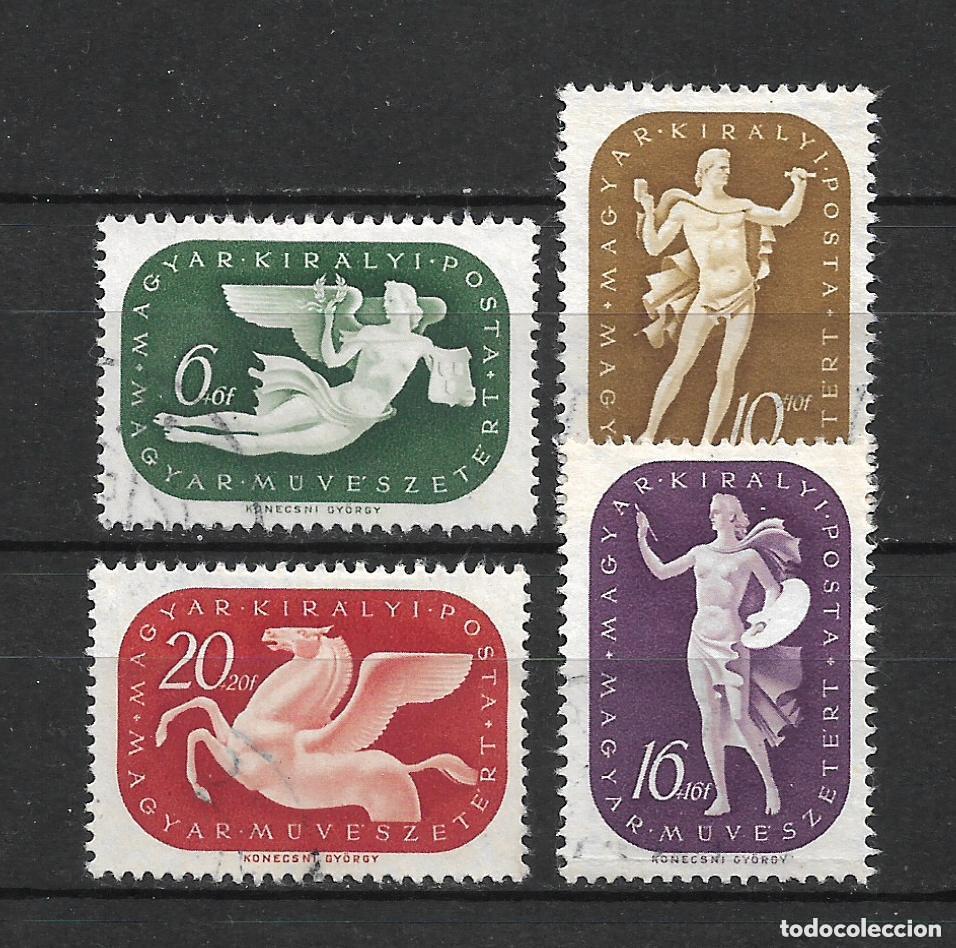 Sellos: hungria 1940 scott B126-B129 usado 3.60&euro;- 6/19