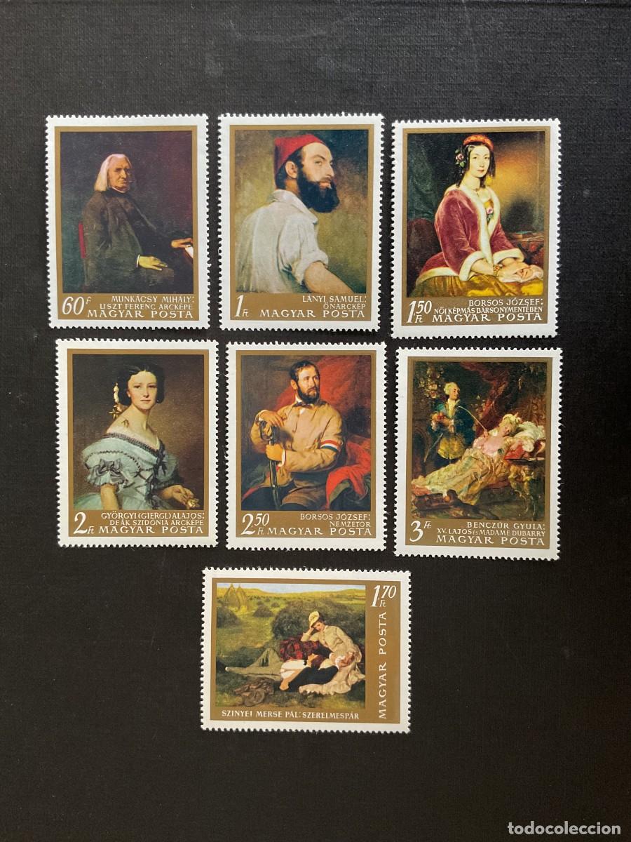 Sellos: HUNGRIA N&ordm; YVERT 1896/2*** A&Ntilde;O 1967. PINTURAS DE LA GALERIA NACIONAL DE BUDAPEST (II)
