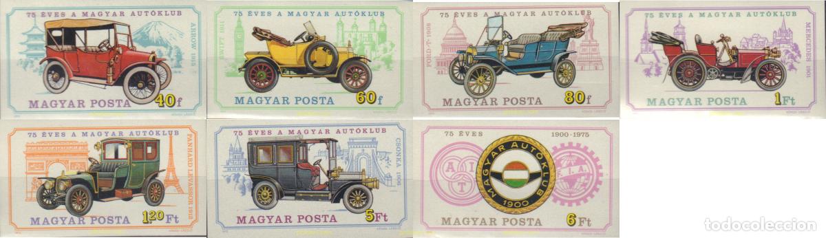 Sellos: 19646 MNH HUNGRIA 1975 75 ANIVERSARIO DEL AUTOMOVIL CLUB DE HUNGRIA