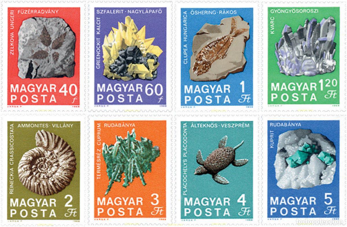 Sellos: 64059 MNH HUNGRIA 1969 CENTENARIO DEL INSTITUTO NACIONAL DE GEOLOGIA