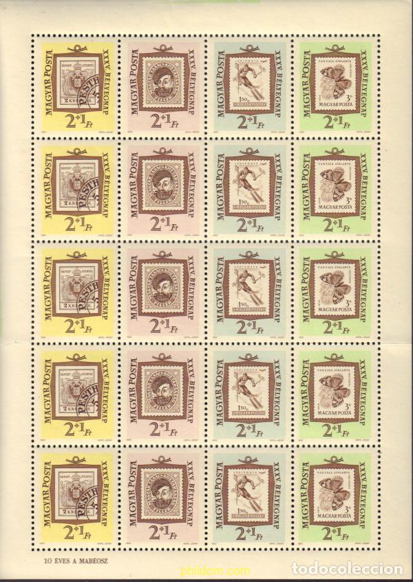 Sellos: 190581 MNH HUNGRIA 1962 DIA DEL SELLO