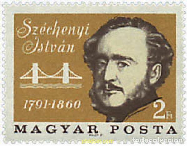 Briefmarken: 55176 MNH HUNGRIA 1966 150 ANIVERSARIO DEL NACIMIENTO DE ISTVAN SZECHENYI