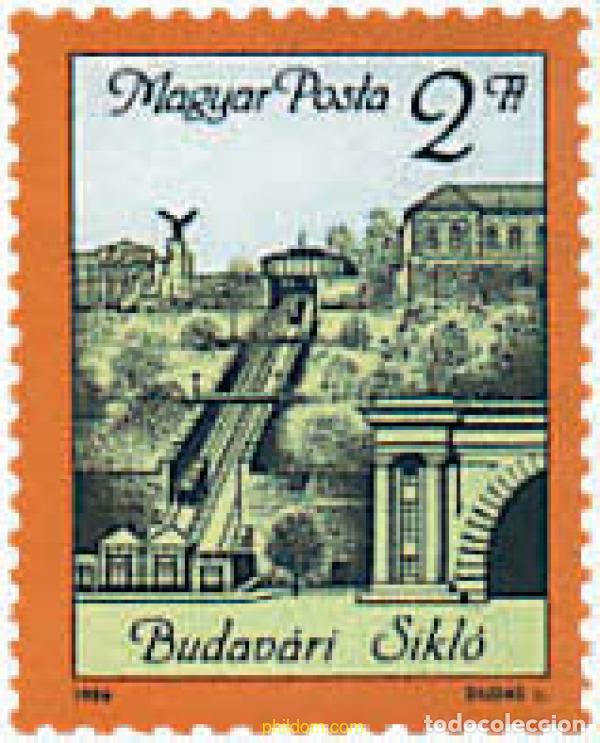 Sellos: 55216 MNH HUNGRIA 1986 FUNICULAR DEL CASTILLO DE BUDA