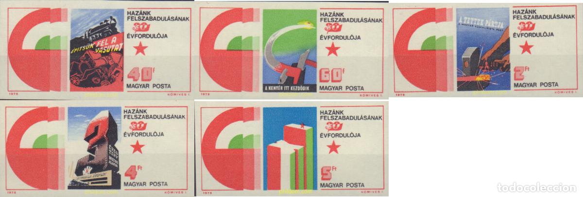Sellos: 16906 MNH HUNGRIA 1975 40 ANIVERSARIO DE LA LIBERACION DE HUNGRIA