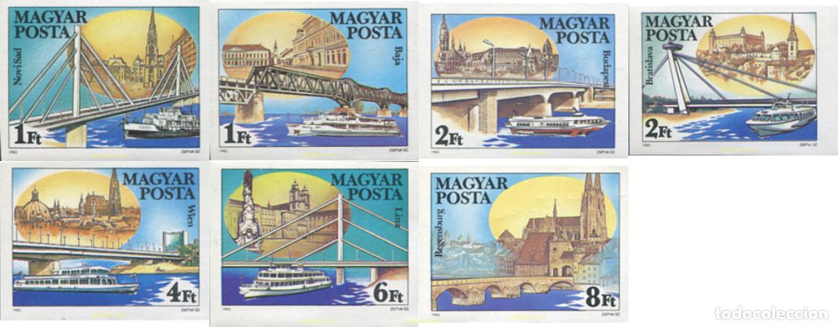 Sellos: 16918 MNH HUNGRIA 1985 PUENTES SOBRE EL DANUBIO