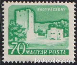 Sellos: Hungria 1960 Scott 1286 Sello ** Castillo Nagyv&aacute;zsony Michel 1654A Yvert 1339 Magyar Posta Hungary