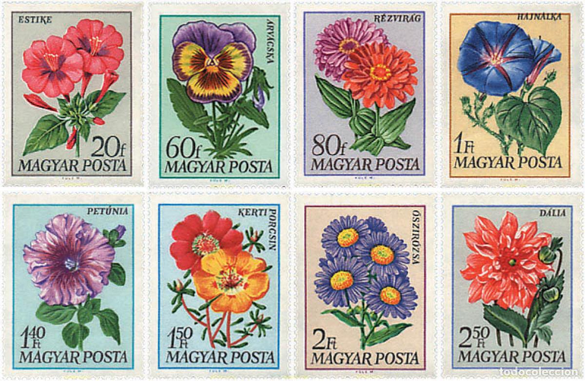 Sellos: 89707 MNH HUNGRIA 1968 FLORES DE JARDIN