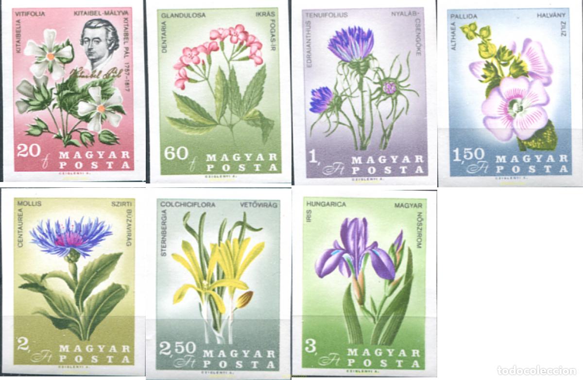 Sellos: 14140 MNH HUNGRIA 1967 6 CENTENARIO DE LA MUERTE DEL BOTANICO PAL KITAIBEL