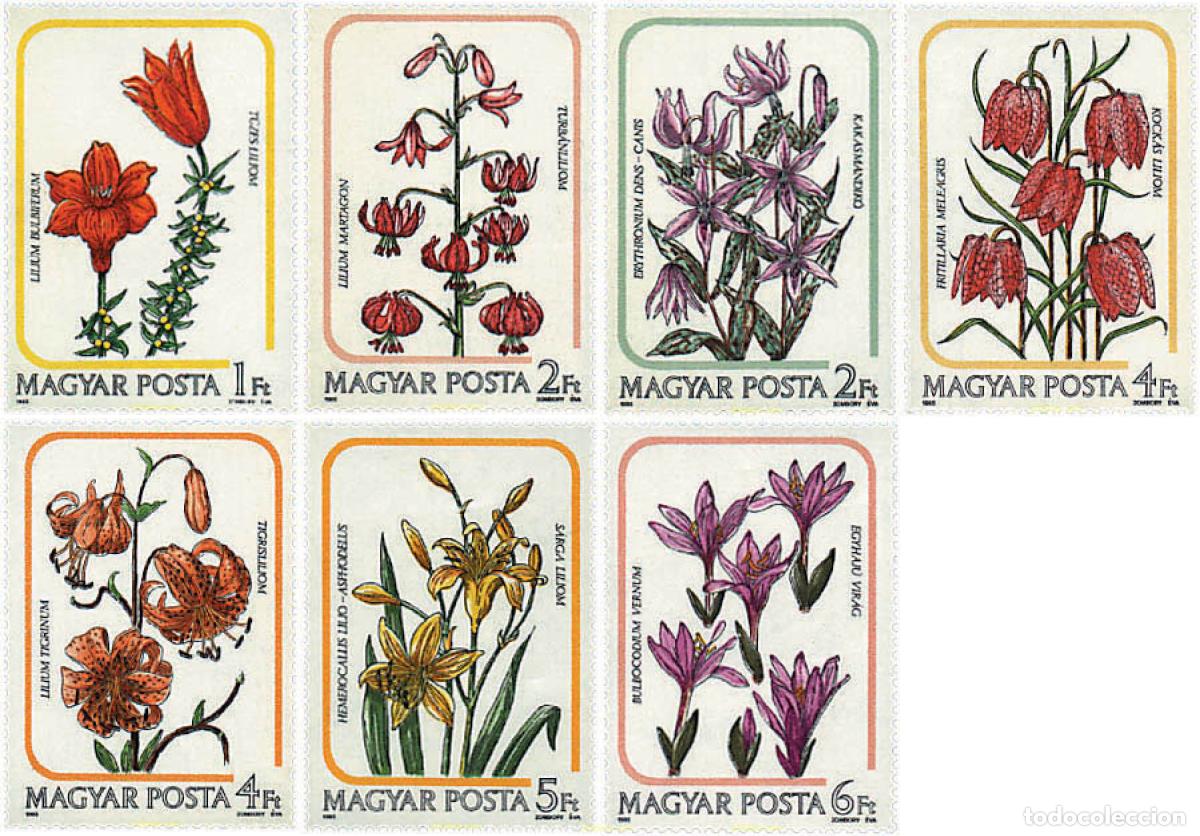 Sellos: 89643 MNH HUNGRIA 1985 LIRIOS