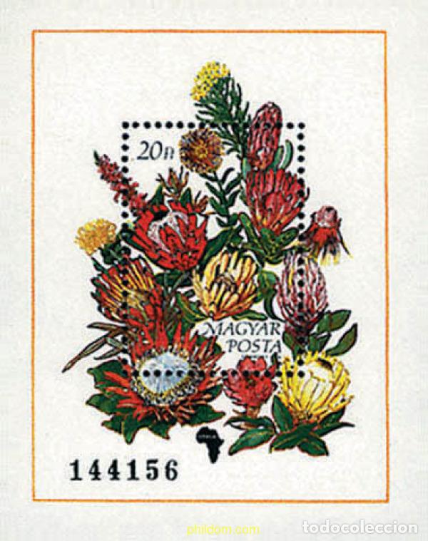 Sellos: 89648 MNH HUNGRIA 1990 FLORES AFRICANAS