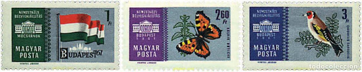 Sellos: 340576 MNH HUNGRIA 1961 BUDAPEST 1961. EXPOSICION FILATELICA INTERNACIONAL