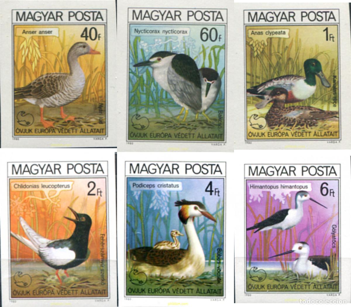 Sellos: 20667 MNH HUNGRIA 1980 A&Ntilde;O EUROPEO PARA LA PROTECCION DE LA NATURALEZA