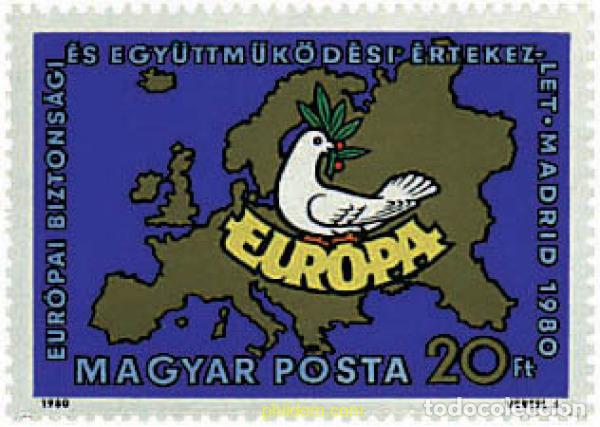 Sellos: 116426 MNH HUNGRIA 1980 CONFERENCIA SOBRE LA SEGURIDAD Y COOPERACION EN EUROPA