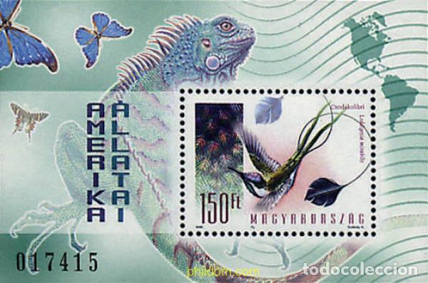 Briefmarken: 76063 MNH HUNGRIA 1998 FAUNA AMERICANA