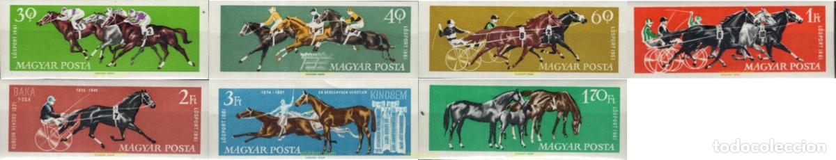 Sellos: 13539 MNH HUNGRIA 1961 CABALLOS DE CARRERAS