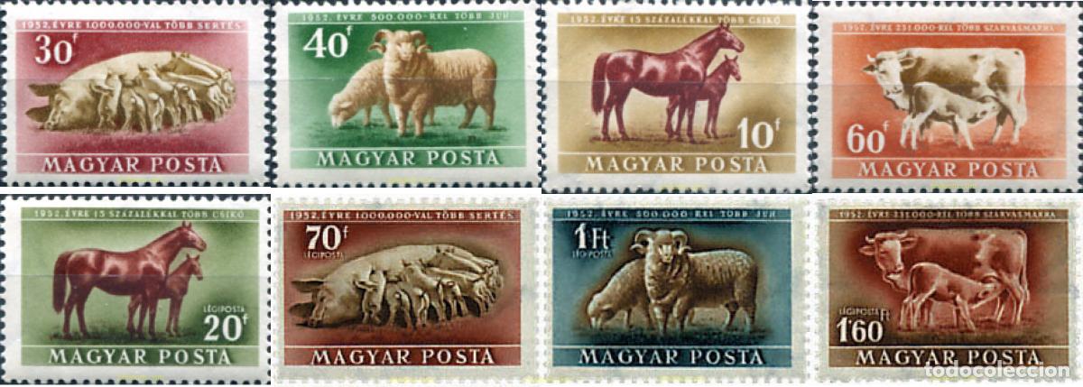 Timbres: 15483 MNH HUNGRIA 1951 FAUNA