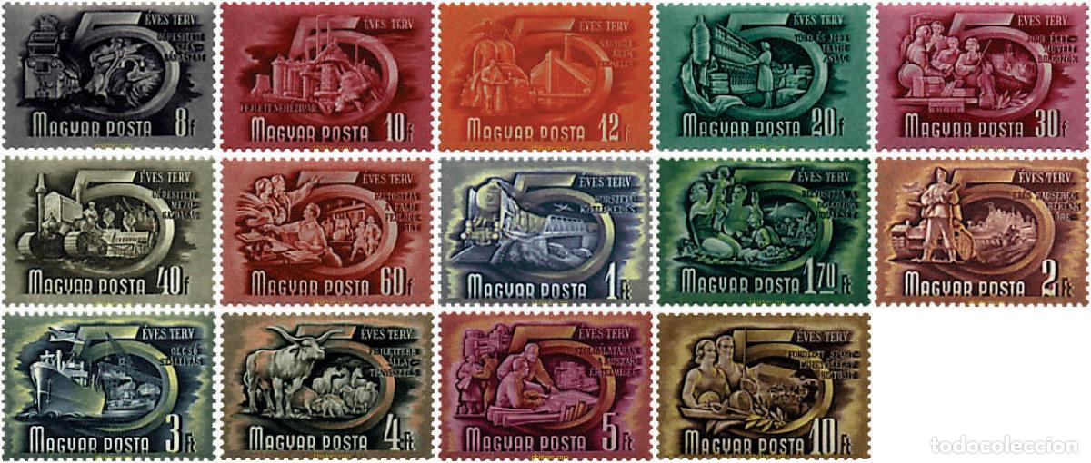 Timbres: 55114 MNH HUNGRIA 1950 PLAN QUINQUENAL
