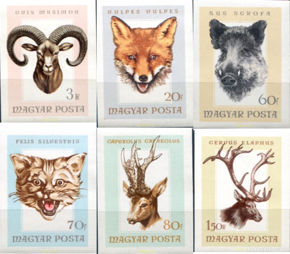 Timbres: 18369 MNH HUNGRIA 1966 ANIMALES DE CAZA
