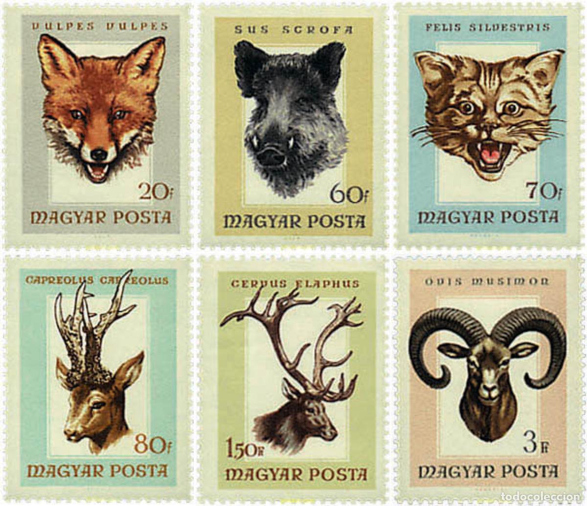 Timbres: 64020 MNH HUNGRIA 1966 ANIMALES DE CAZA