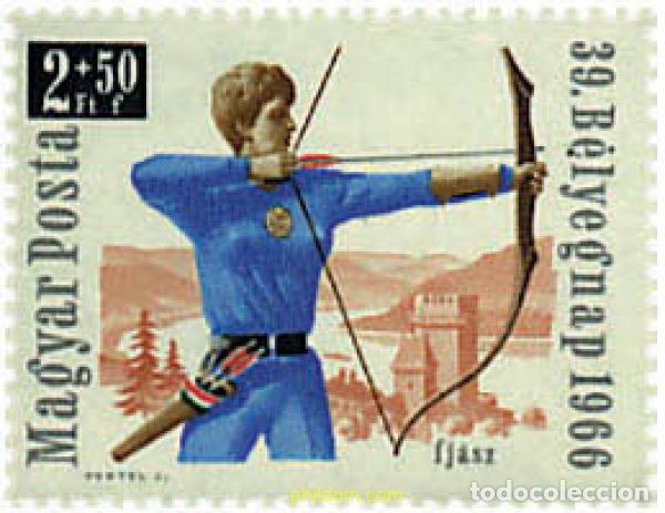 Sellos: 214904 HINGED HUNGRIA 1966 DIA DEL SELLO