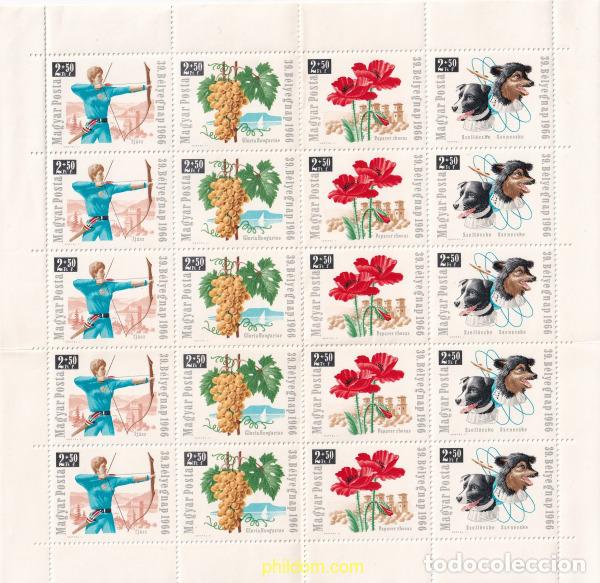 Sellos: 634468 MNH HUNGRIA 1966 DIA DEL SELLO