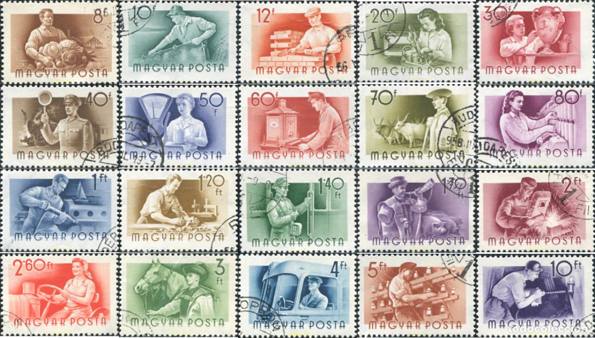 Briefmarken: 634492 USED HUNGRIA 1955 OFICIOS