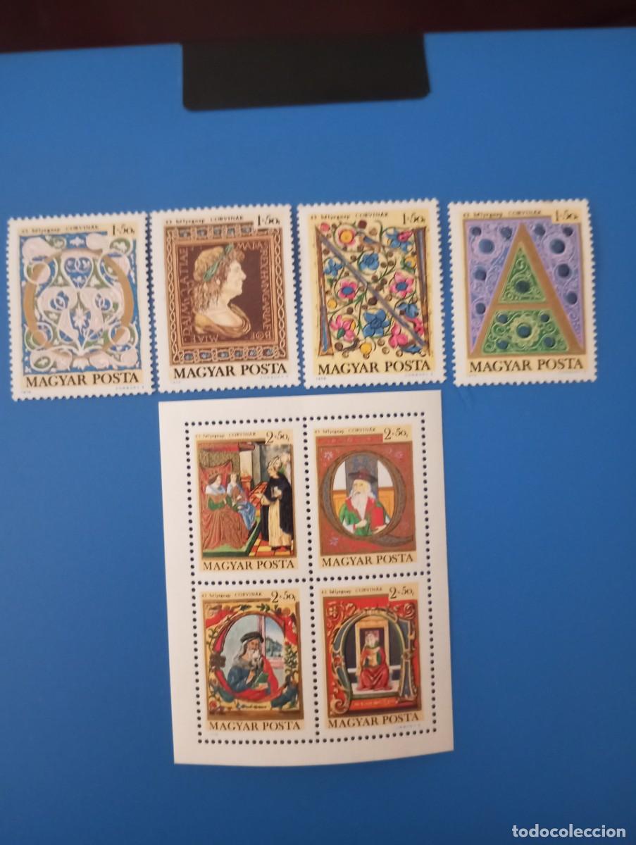 Stamps: HUNGR&Iacute;A 1970, DIA DEL SELLO, YT 2110/4