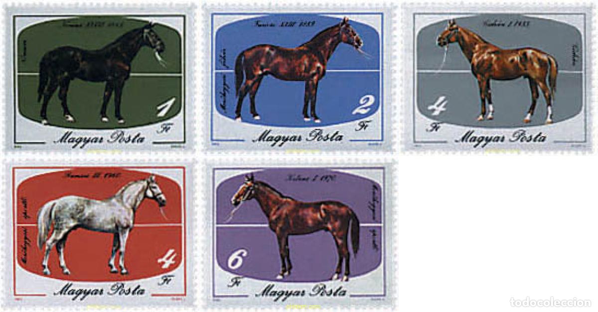 Sellos: 64209 MNH HUNGRIA 1985 200 ANIVERSARIO DE LA CRIA DE CABALLOS DE MEZOHEGYES