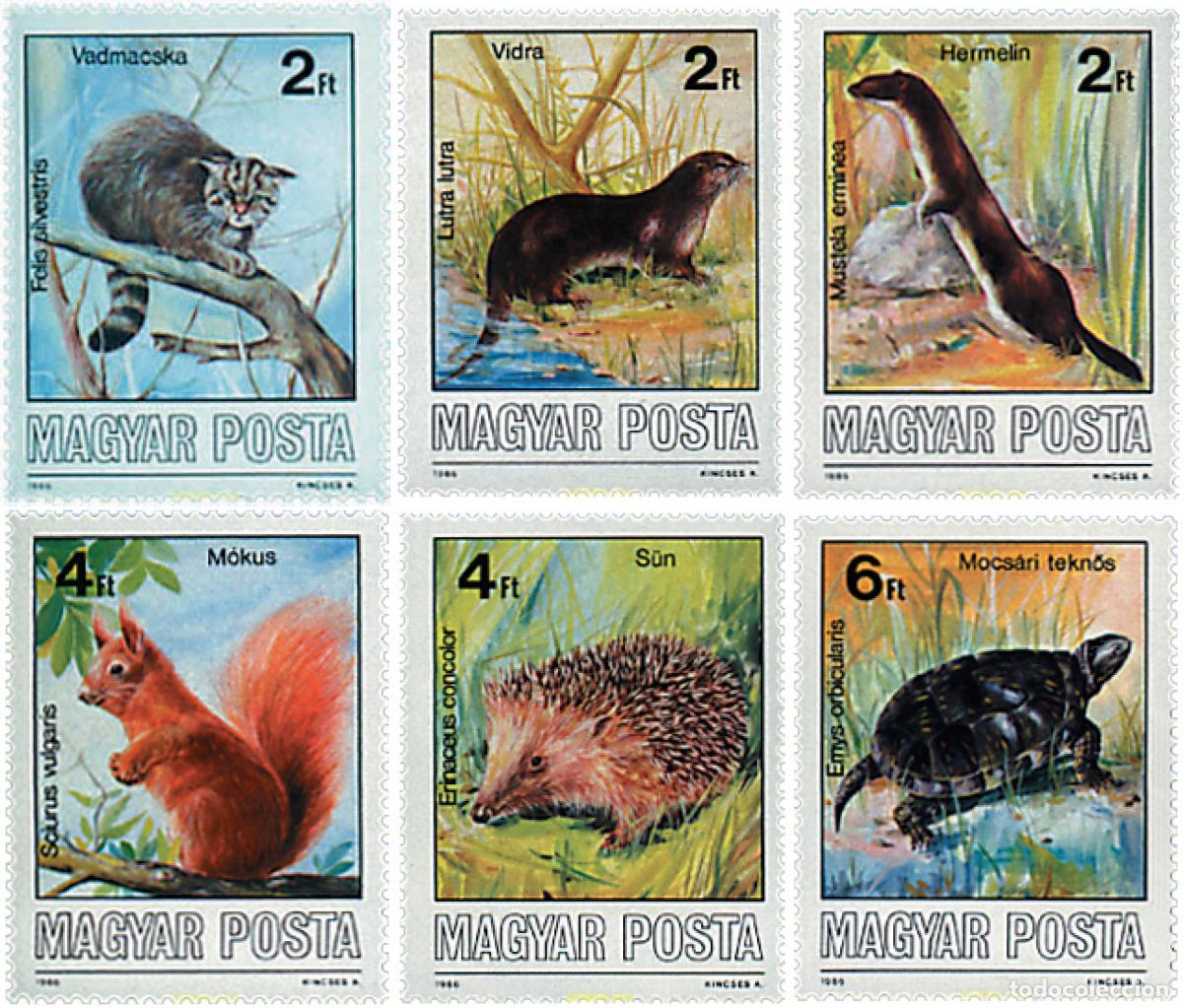 Sellos: 64240 MNH HUNGRIA 1986 FAUNA