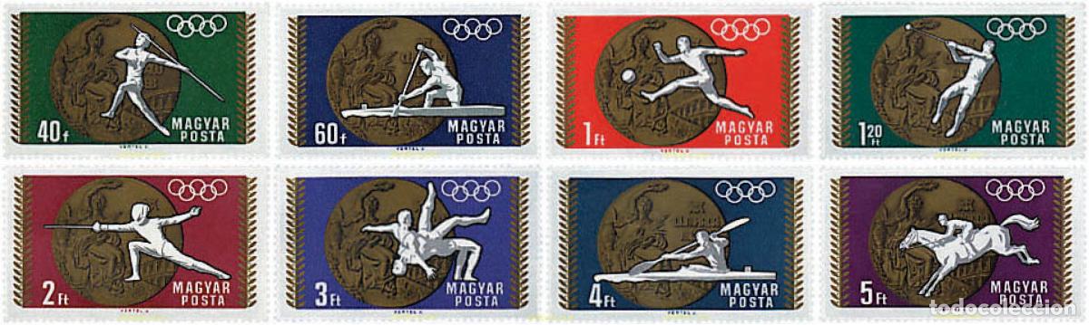 Sellos: 64060 MNH HUNGRIA 1969 19 JUEGOS OLIMPICOS VERANO MEXICO 1968