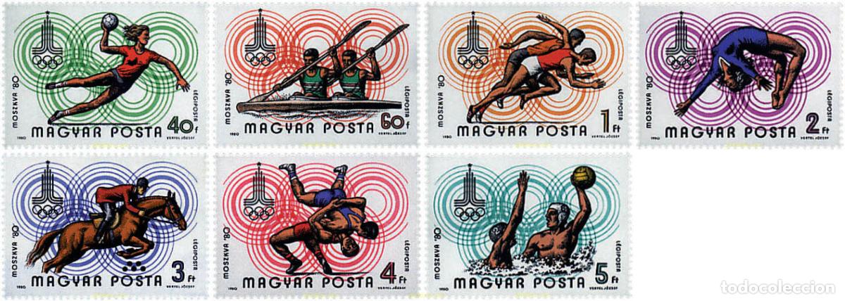 Sellos: 64162 MNH HUNGRIA 1980 22 JUEGOS OLIMPICOS VERANO MOSCU 1980