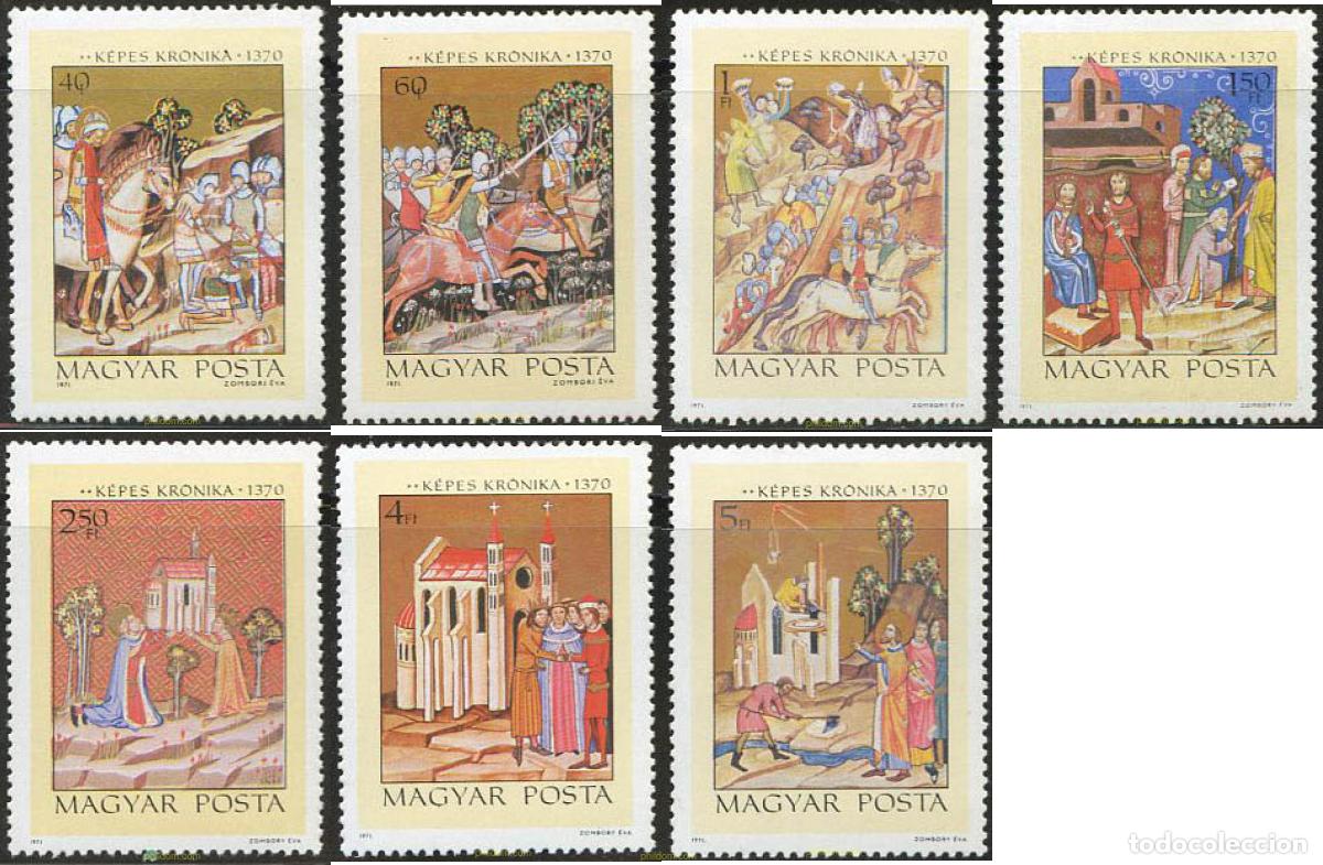Selos: 64068 MNH HUNGRIA 1971 MINIATURAS