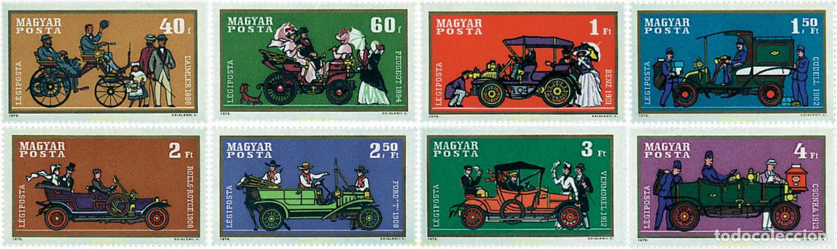 Sellos: 46372 MNH HUNGRIA 1970 AUTOMOVILES ANTIGUOS