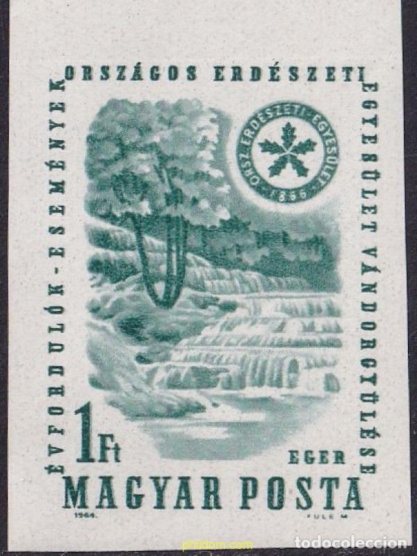 Selos: 15537 MNH HUNGRIA 1964 CONGRESO FORESTAL MUNDIAL