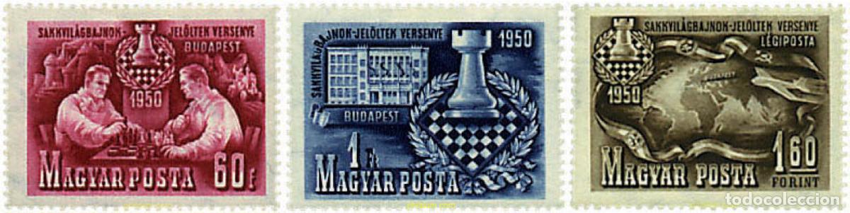 Selos: 41178 MNH HUNGRIA 1950 SEMIFINAL DE LOS CAMPEONATOS DEL MUNDO DE AJEDREZ