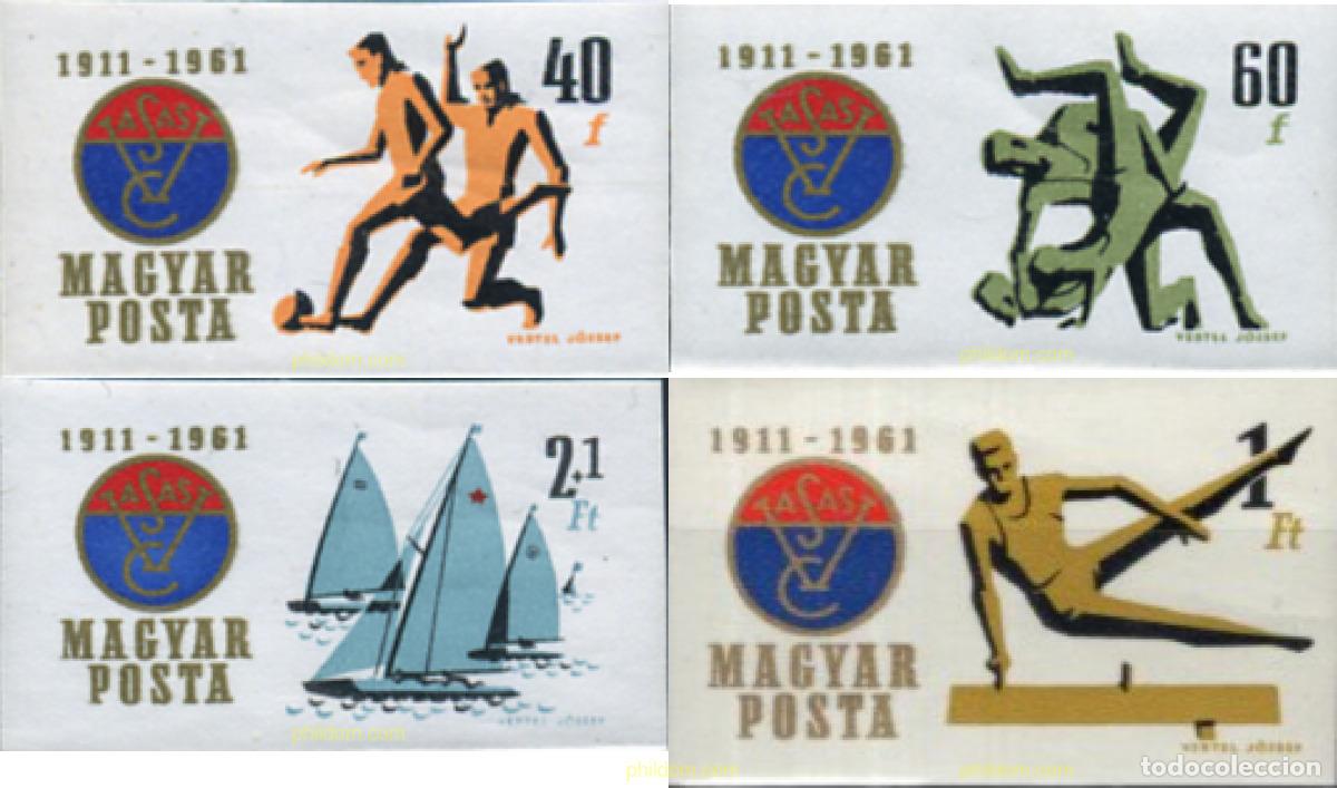 Sellos: 15503 MNH HUNGRIA 1961 50 ANIVERSARIO DEL CLUB DEPORTIVO VASAS
