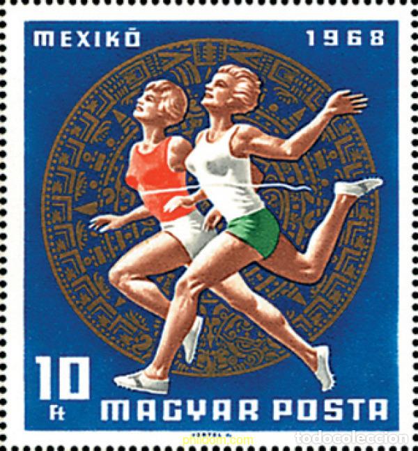 Sellos: 135746 MNH HUNGRIA 1968 19 JUEGOS OLIMPICOS VERANO MEXICO 1968