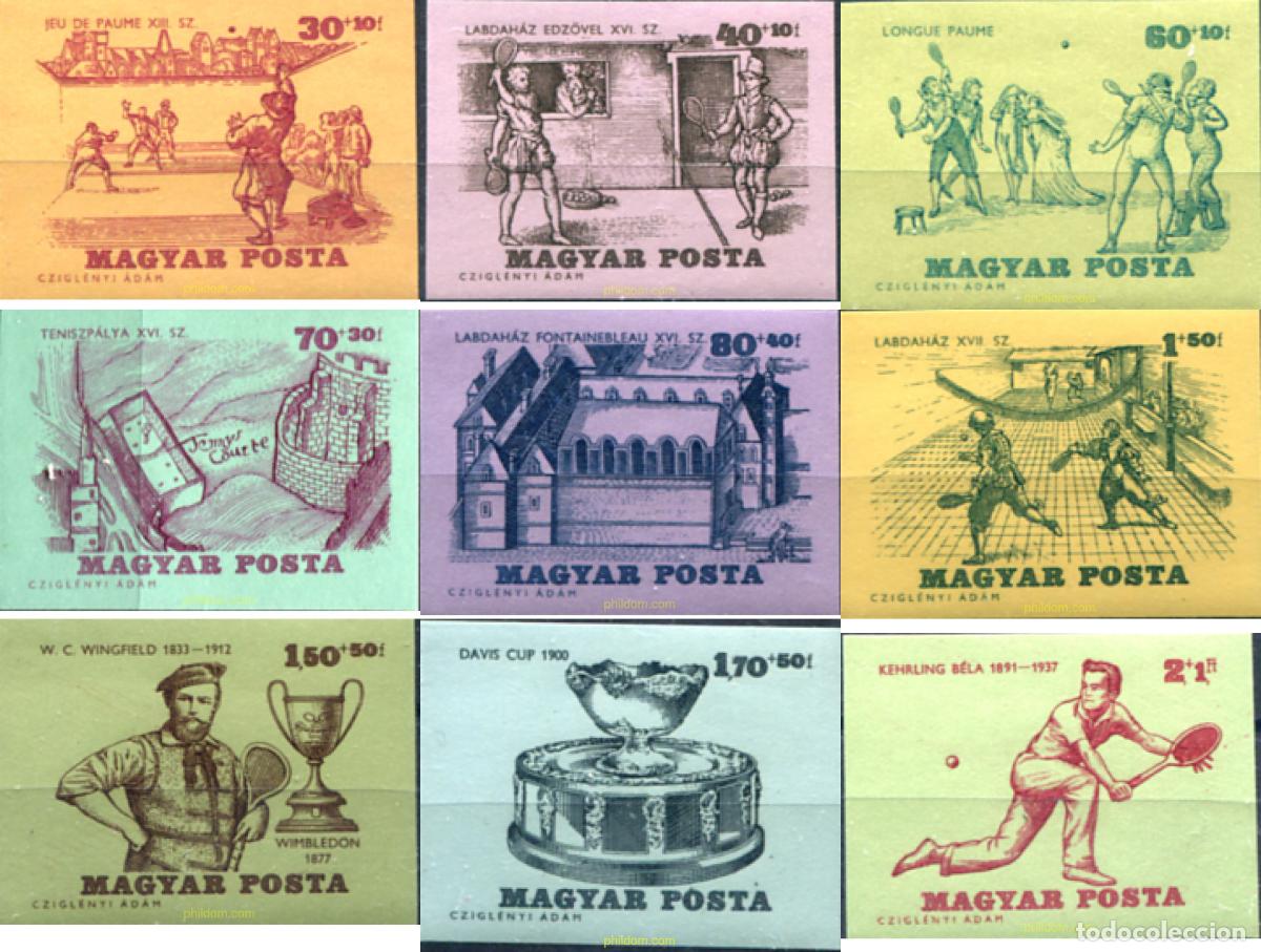 Sellos: 15548 MNH HUNGRIA 1965 HISTORIA DEL TENIS.
