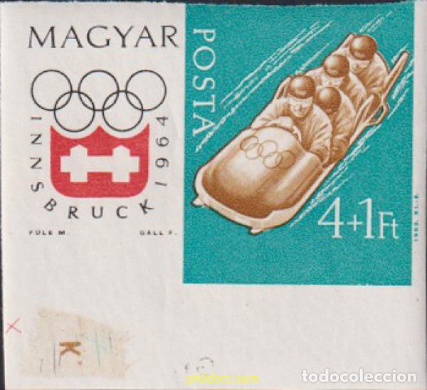 Sellos: 622676 MNH HUNGRIA 1963 9 JUEGOS OLIMPICOS DE INVIERNO. INNSBRUCK 1964