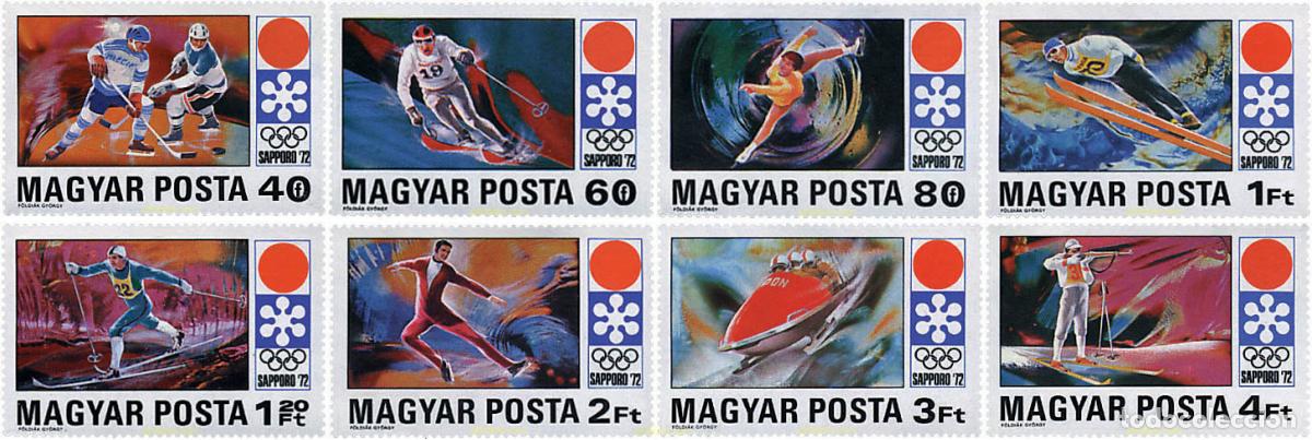 Briefmarken: 281422 HINGED HUNGRIA 1971 11 JUEGOS OLIMPICOS DE INVIERNO SAPPORO 1972