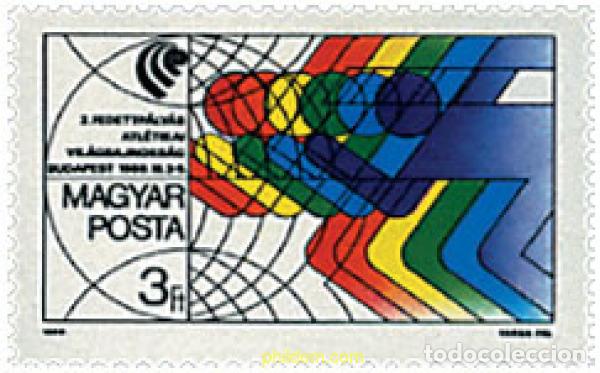Briefmarken: 64289 MNH HUNGRIA 1989 CAMPEONADO DE DEPORTES INDOOR