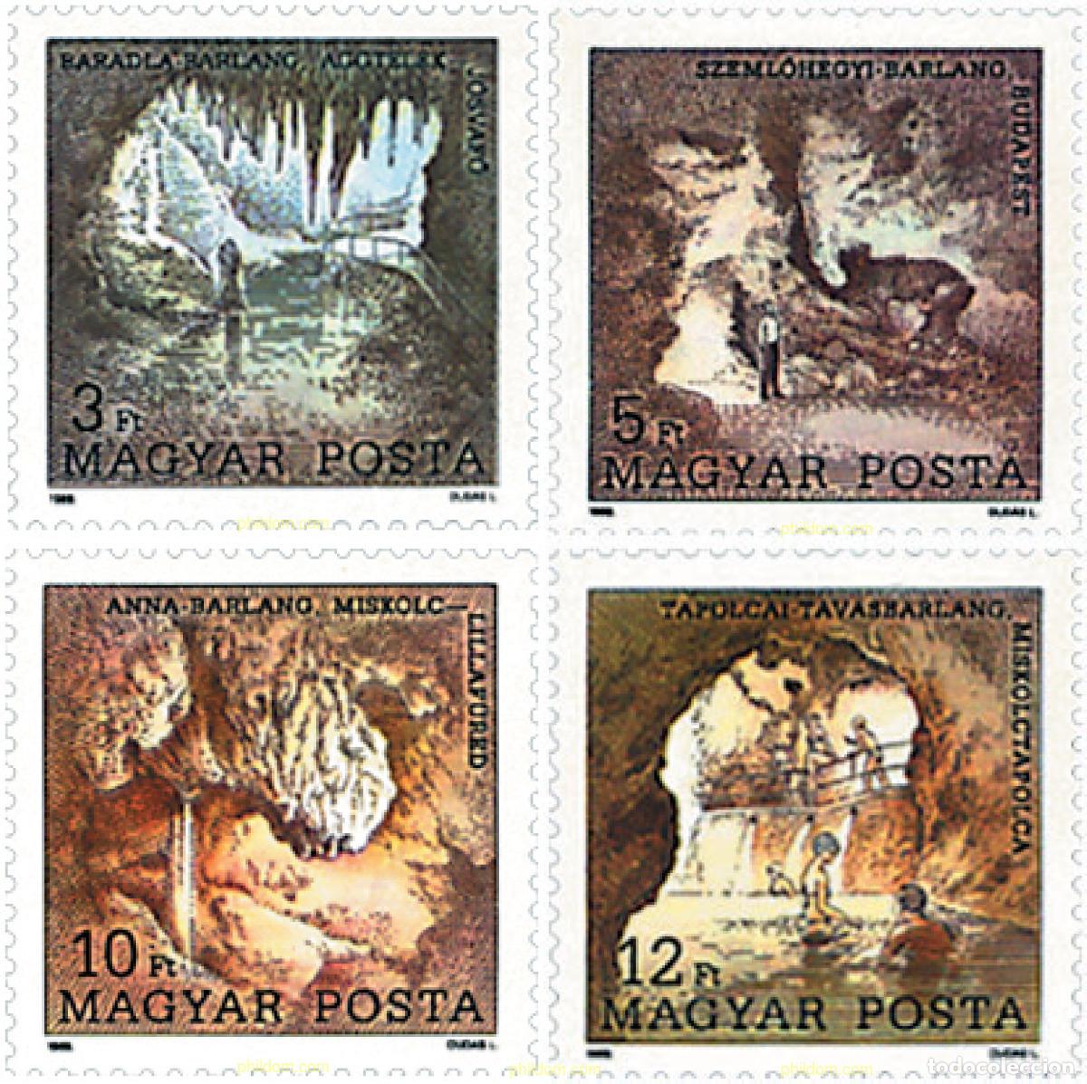 Sellos: 64291 MNH HUNGRIA 1989 ESPELEOLOGIA.