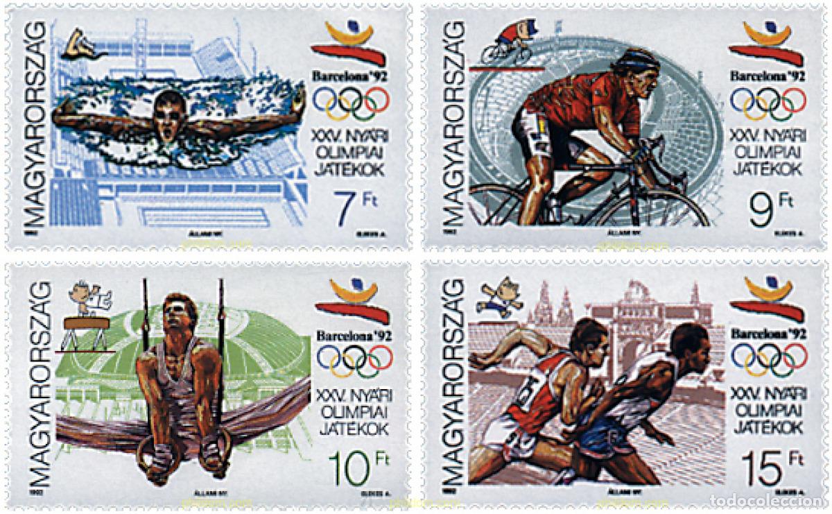 Sellos: 26560 MNH HUNGRIA 1992 25 JUEGOS OLIMPICOS VERANO BARCELONA 1992