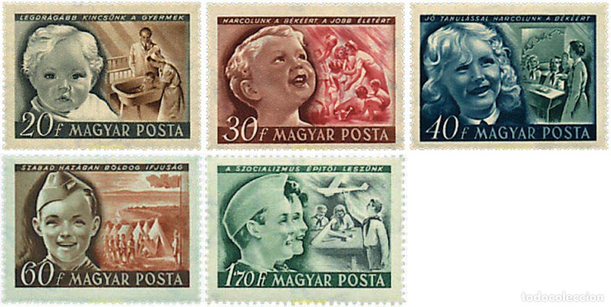 Sellos: 63901 MNH HUNGRIA 1950 DIA INTERNACIONAL DEL NI&Ntilde;O