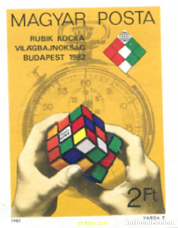 Sellos: 15645 MNH HUNGRIA 1982 1 CAMPEONATO DEL MUNDO DE CUBO RUBIK EN BUDAPEST