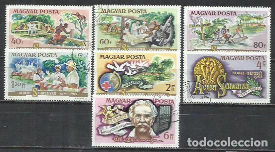 Sellos: 9676-SERIE COMPLETA HUNGRIA 1975 MEDICINA MEDICOS N&ordm; 2414/2420