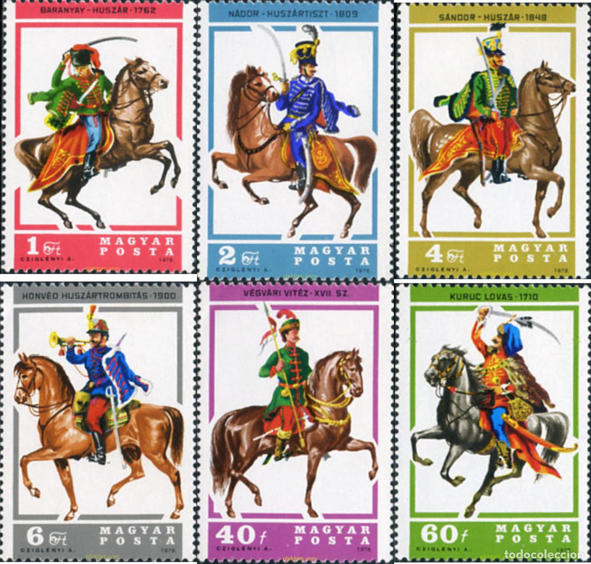 Sellos: 214737 MNH HUNGRIA 1978 HUSARES HUNGAROS