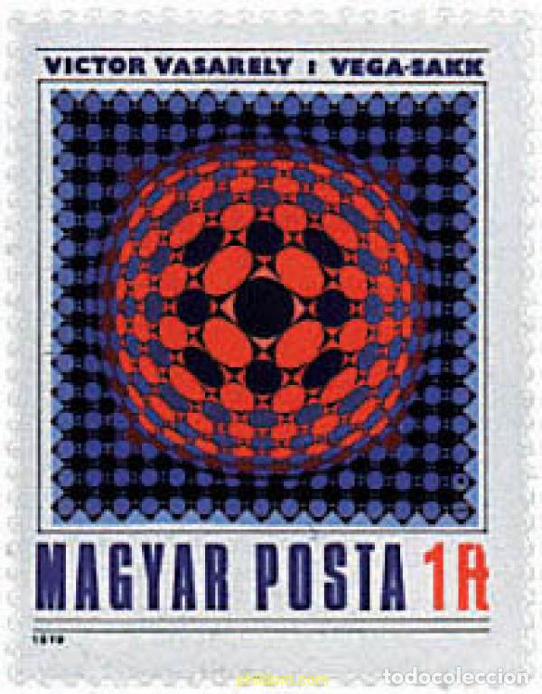 Sellos: 49946 MNH HUNGRIA 1979 PINTURA DE VASARELY