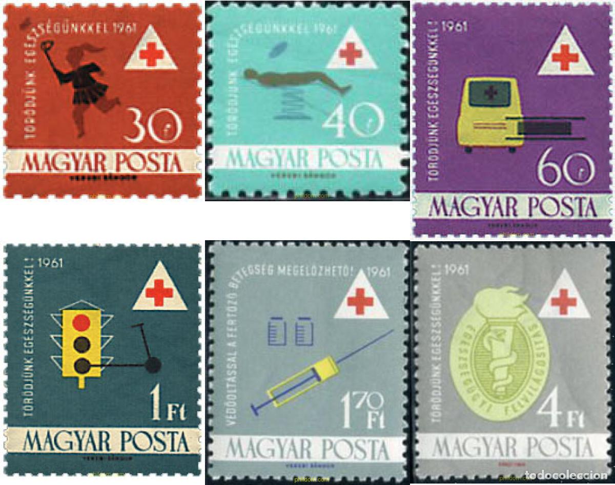Sellos: 45927 MNH HUNGRIA 1961 SERVICIO DE SANIDAD